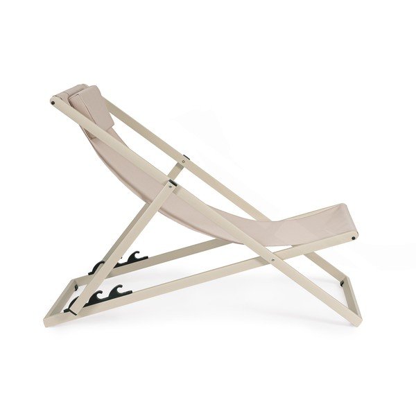 Bež metalna vrtna ležaljka Taylor – Bizzotto-image-3