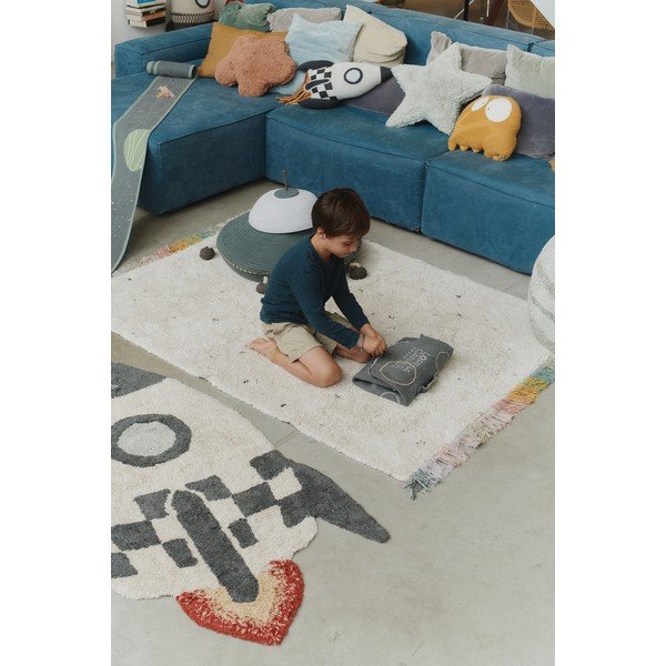 Pamučan dječji jastuk 54x54 cm Stella Blue Sage – Lorena Canals-image-1