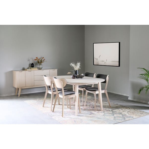 Ovalni blagovaonski stol od svijetlog hrasta Rowico Mimi, 170 x 105 cm-image-3