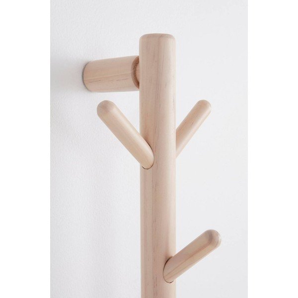Zidna vješalica od masivnog bora u svijetloj prirodnoj boji 21 cm Eddison – Jotex-image-2