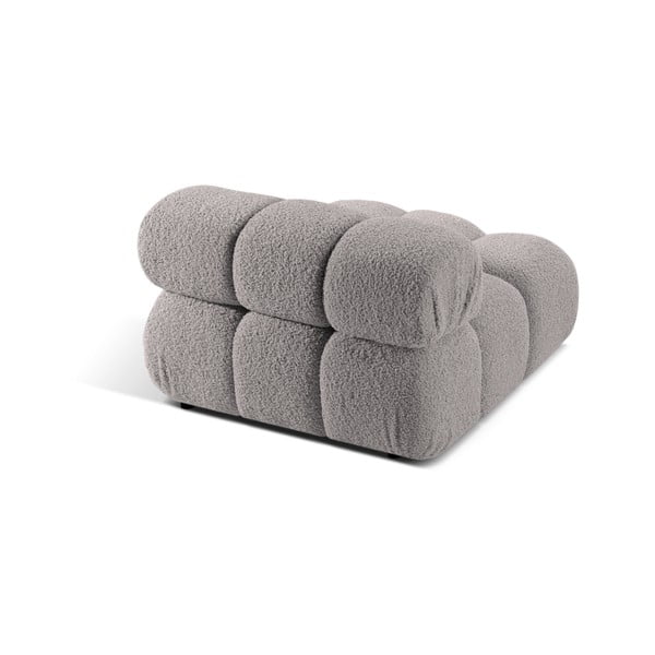 Svijetlo siva modularna sjedeća garnitura od bouclé tkanine (srednji modul ) Bellis – Micadoni Home-image-4