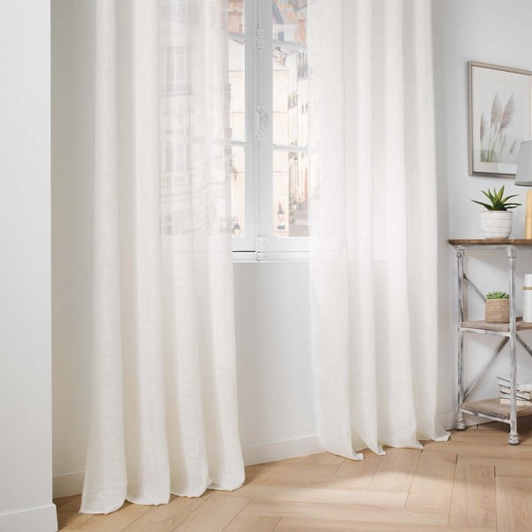 Krem prozirna zavjesa 140x280 cm Haltona – douceur d'intérieur-image-3