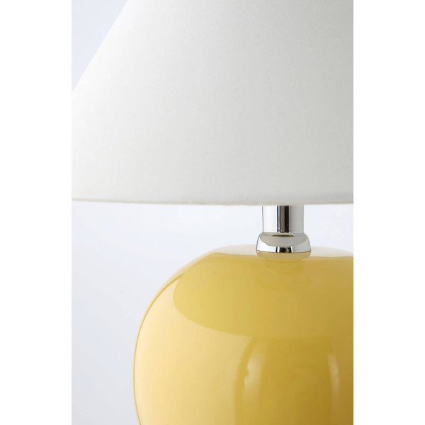 Žuta /krem stolna lampa keramička (visina 29 cm) Karamell – Jotex-image-3