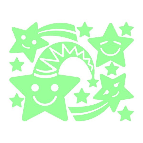 Svjetleća naljepnica Fanastick Smiling Stars-image-2