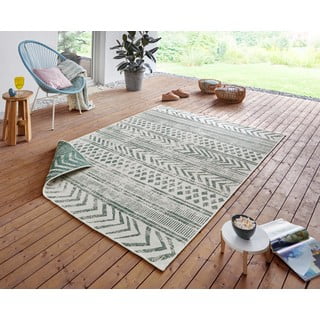 Zeleno-krem vanjski tepih NORTHRUGS Biri, 160 x 230 cm