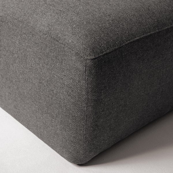 Sivi tabure Kave Home Blok, 90x70 cm-image-1