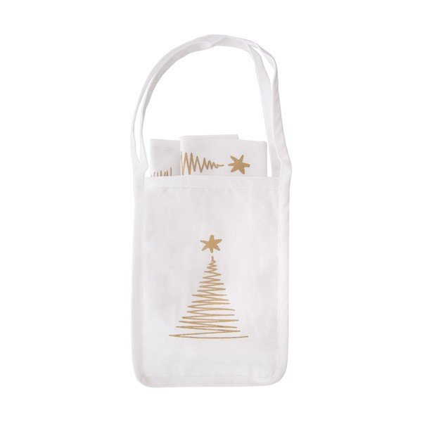 Pamučne kuhinjske krpe s torbom u setu s božićnim motivom 50x70 cm – Orion-image-4