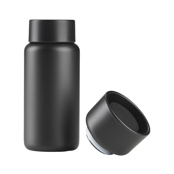 Crna termo šalica od nehrđajućeg čelika 400 ml Singles – Zone