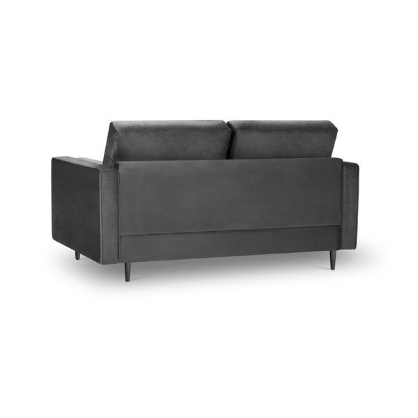 Tamnosiva baršunasta sofa Milo Casa Santo, 174 cm-image-4