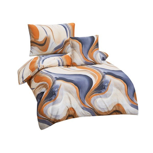 3-dijelna posteljina za krevet za jednu osobu od mikrosatena 140x200 cm Gonzalo – My House