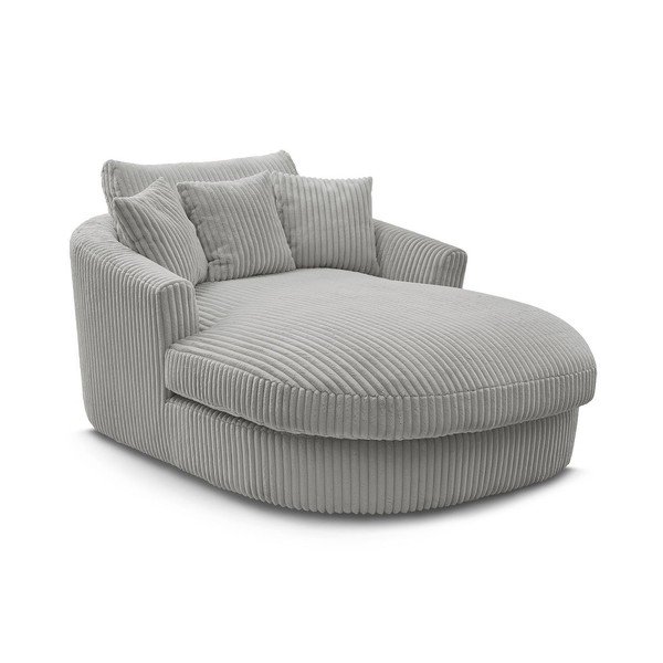 Siva fotelja od samta Belem – Bobochic Paris