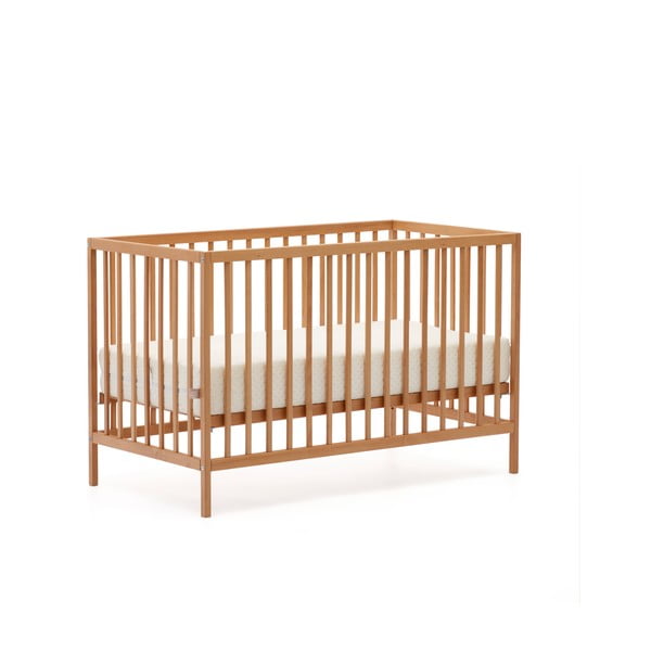 Dječji krevet od masivne bukve 60x120 cm u prirodnoj boji Shantal – Kave Home-image-2