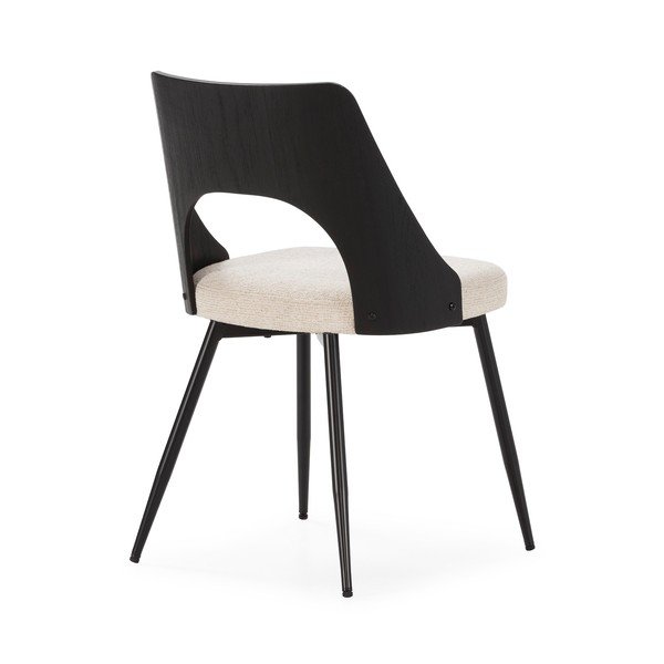 Crne/krem podstavljene blagovaonske stolice u setu 2 kom Gilda – MOME-image-4