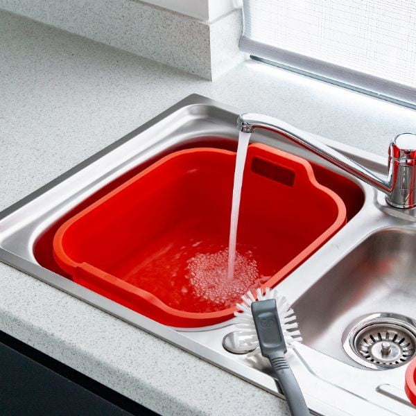 Tamnoplavi plastični lavor s dvije ručke Addis, 39 x 32 x 14 cm-image-2