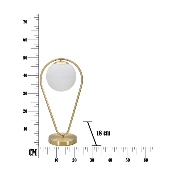 Stolna svjetiljka u zlatnoj boji Mauro Ferretti Glamy Drop-image-4