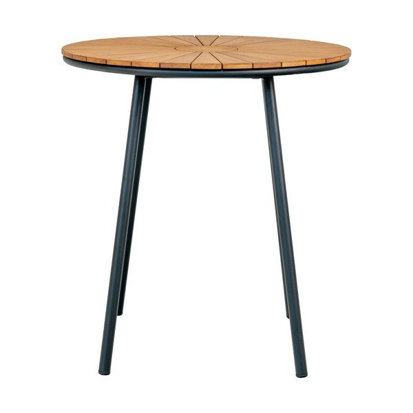 Okrugao vrtni stol od masivne tikovine ø 70 cm Cleveland – House Nordic