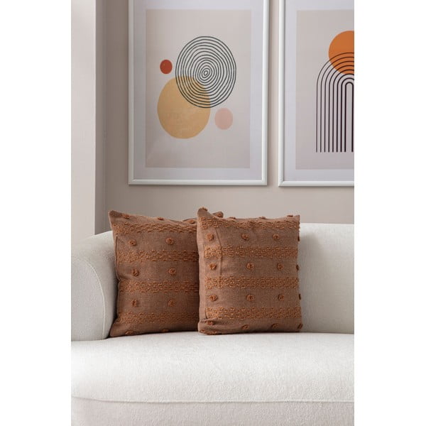 Ukrasne jastučnice u setu 2 kom 43x43 cm Tuffet – Mioli Decor-image-3