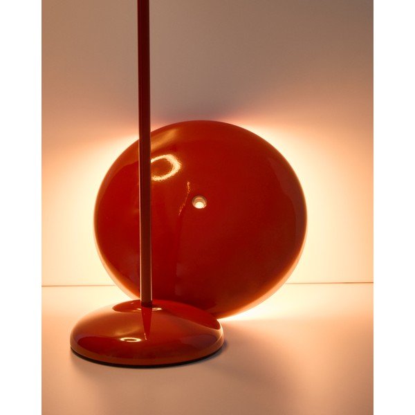 Crvena LED stolna lampa s mogućnosti zatamnjivanja s metalnim sjenilom (visina 35 cm) Porte – Kave Home-image-2