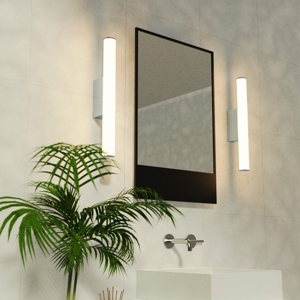 Crna zidna svjetiljka SULION Caspio, dužine 60 cm-image-3