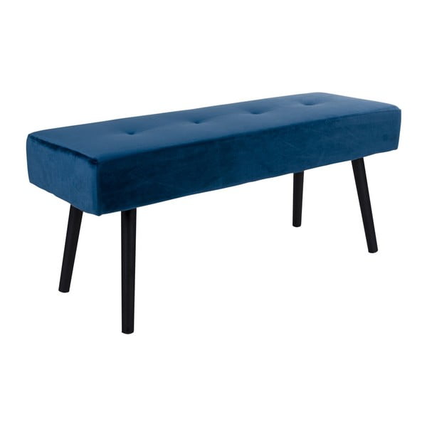 Plava baršunasta klupa Bonami Essentials Skins-image-2