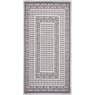 Sivo-bež pamučni tepih Vitaus Olvia, 80 x 150 cm
