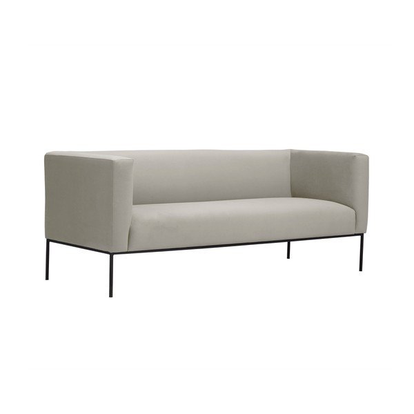 Bež baršunasta sofa Windsor & Co Sofas Neptune, 195 cm-image-2