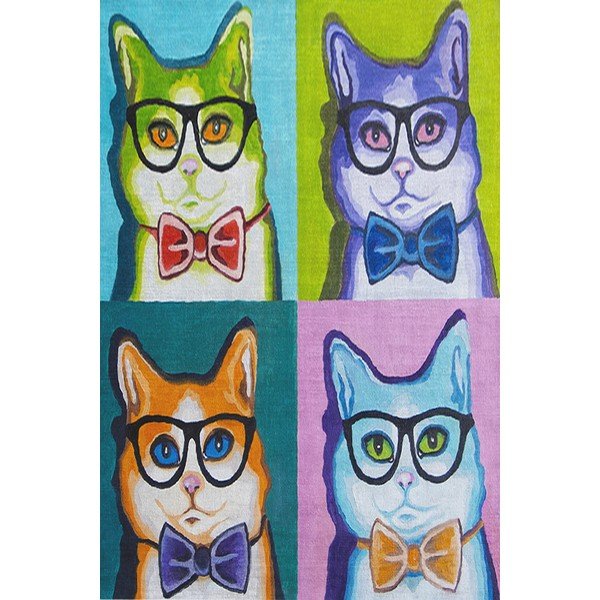 Dječji protuklizni tepih Conceptum Hypnose Animals, 80 x 200 cm-image-4