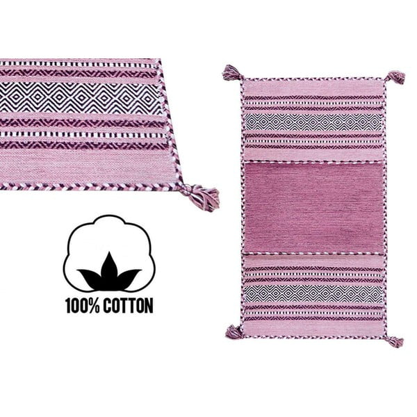 Pink pamučni tepih Webtappeti Antique Kilim, 120 x 180 cm-image-2