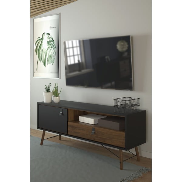 Crni TV stol Tvilum Ry-image-1