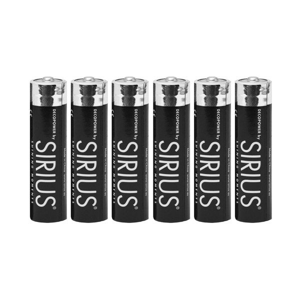 Alkalne baterije u setu 6 kom DecoPower – Sirius