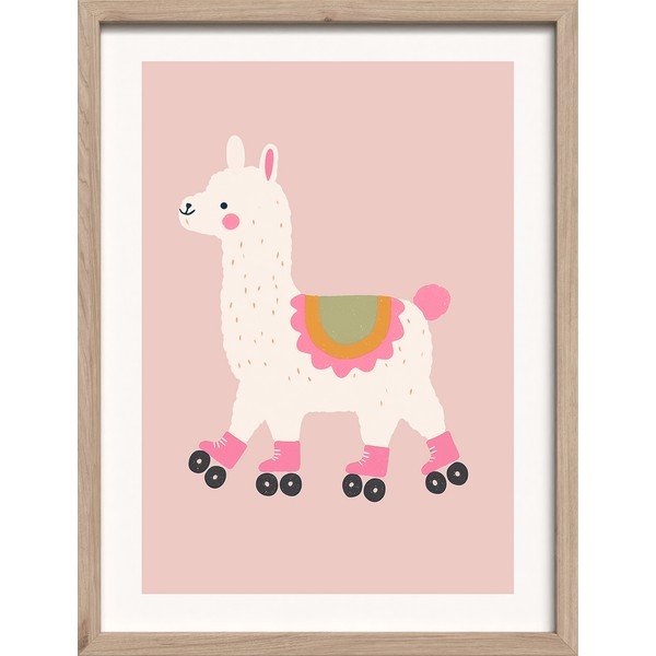 Dječja slika 30x40 cm Roller Llama – Styler