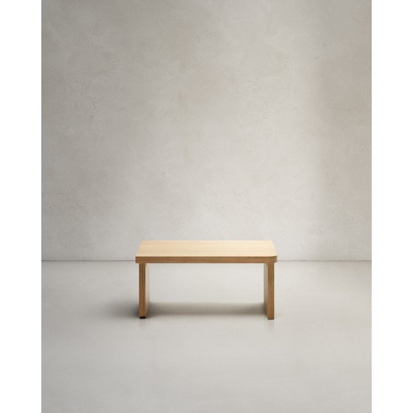 Stolić za kavu u dekoru hrasta u prirodnoj boji 89x62 cm Oaq – Kave Home-image-3