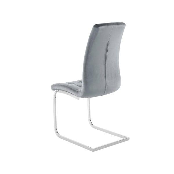 Sive baršunaste blagovaonske stolice u setu 2 kom Lola – Støraa-image-3