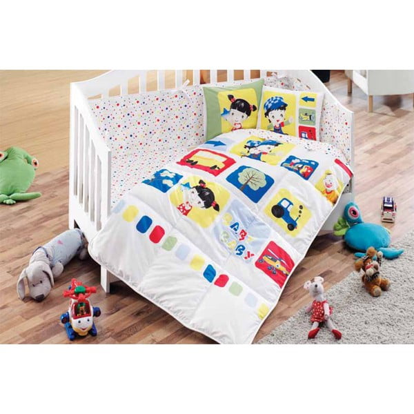 Set dječje posteljine i plahti Fun Game, 100x150 cm