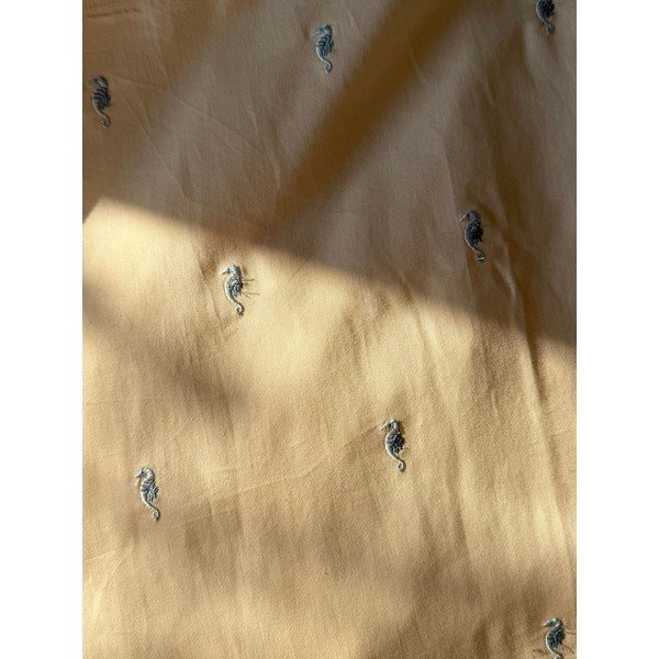 Svijetlo žuta dječja posteljina za dječji krevetić od organskog pamuka 70x100 cm Sea Garden – Cam Cam Copenhagen-image-4