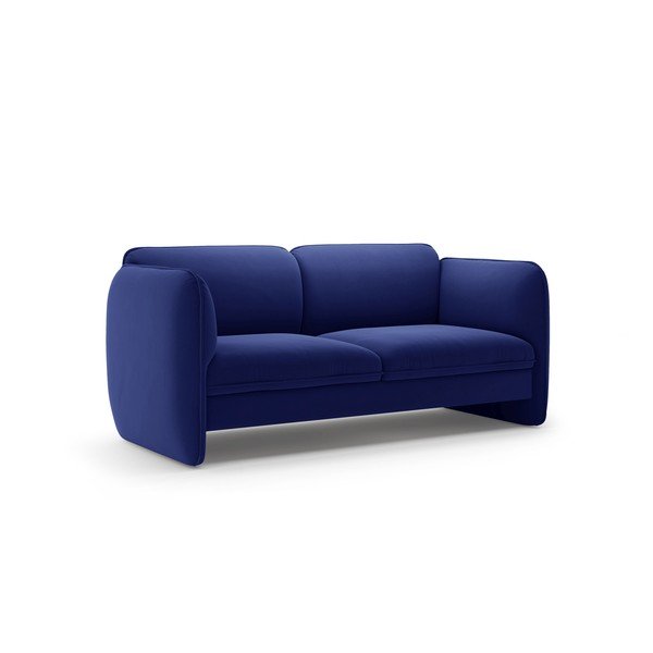 Plava baršunasti sofa 168 cm Georgia – Micadoni -image-2