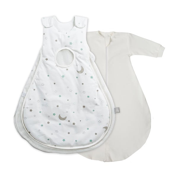 Bijela/bež pamučna dječja vreća za spavanje 50x66 cm Sternenzauber – Roba