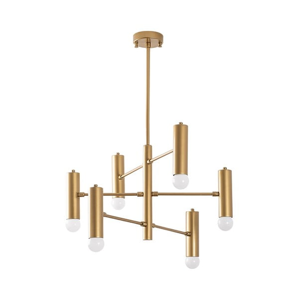 Viseća svjetiljka u zlatnoj boji s metalnim sjenilom Gharib – Opviq lights