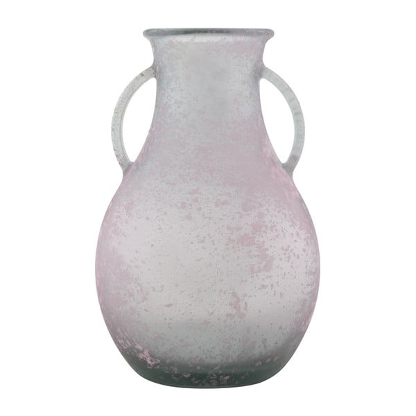 Ružičasta vaza od recikliranog stakla Mauro Ferretti Anfora, ⌀ 32 cm