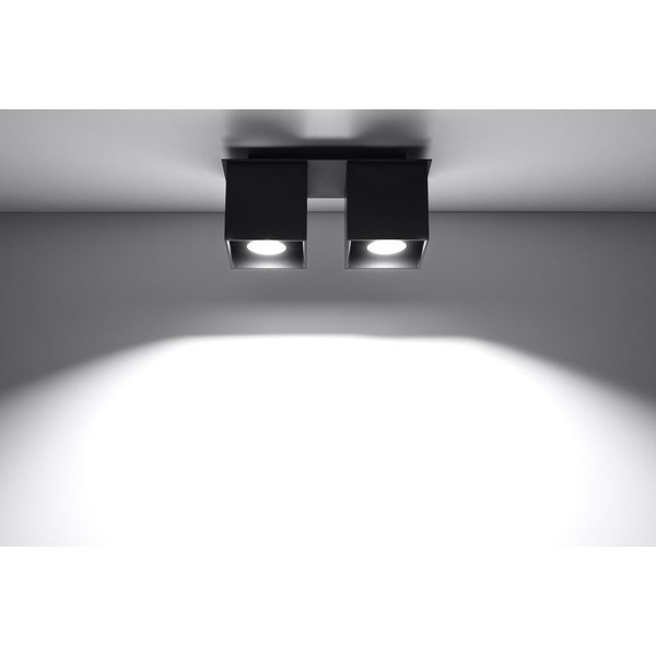 Crna stropna lampa Geo Sollux-image-4