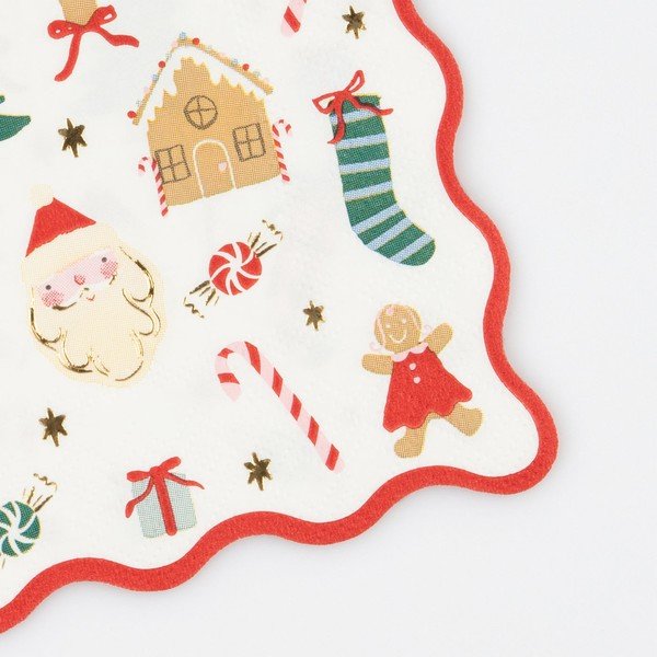 Papirnati ubrusi u setu 16 kom Jolly Christmas – Meri Meri-image-1