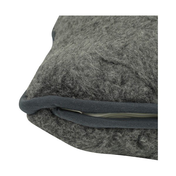 Jastuk od merino vune tamnosive boje Native Natural, 50 x 60 cm-image-2