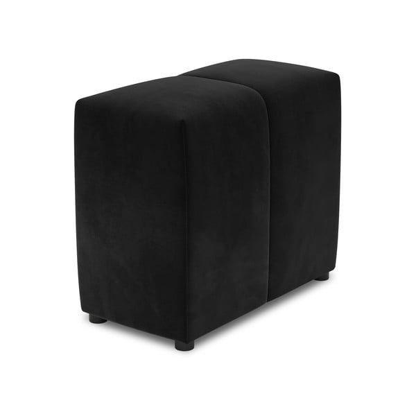 Crni baršunasti naslon za modularnu sofu Rome Velvet - Cosmopolitan Design
