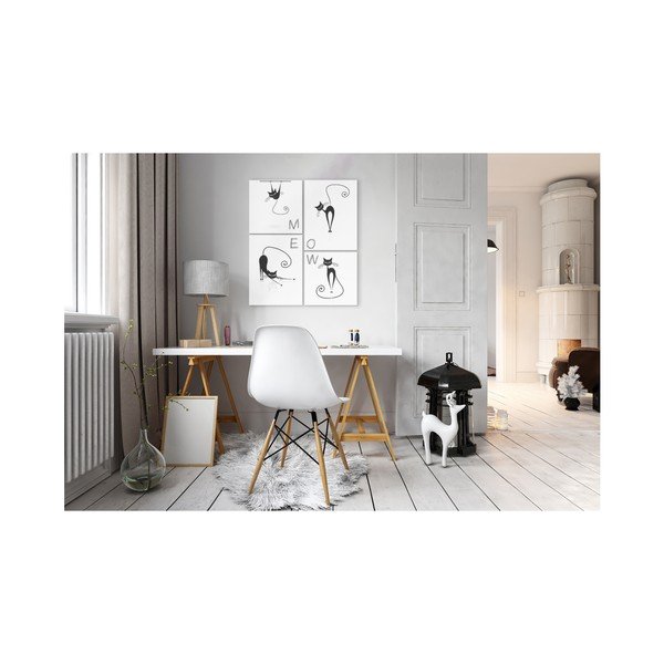 Višedijelna slika Styler Scandi Cats, 64 x 74 cm-image-1