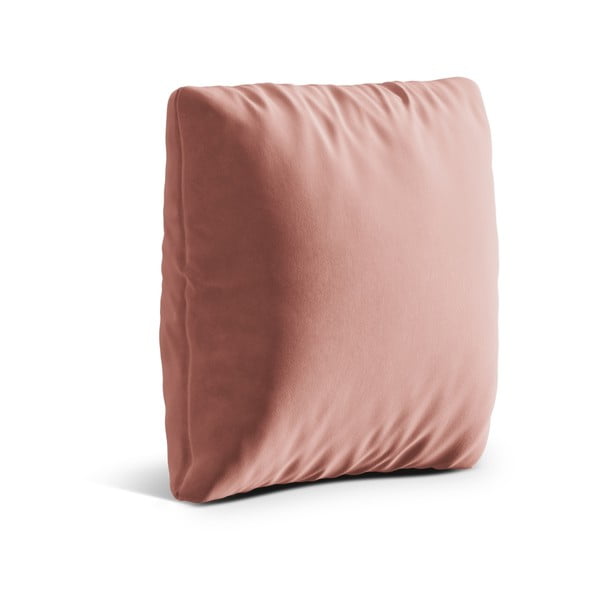 Ružičasti baršunast ukrasni jastuk za sjedeću garnituru Kemi – Cosmopolitan Design-image-1