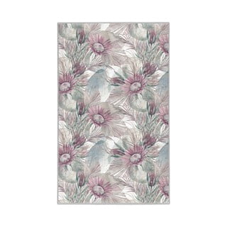 Ljubičasti/sivi perivi tepih 120x180 cm Dusty Flowers – Mila Home