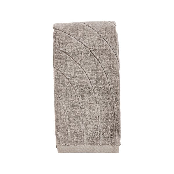 Sivi pamučan ručnik od frotira 50x100 cm Time – Zone