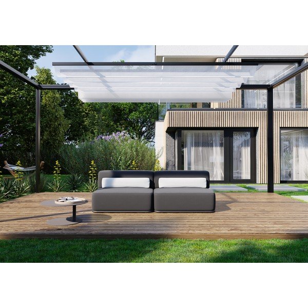 Tamno sivi vrtni modularni kauč 204 cm Straw – Sit Sit-image-1