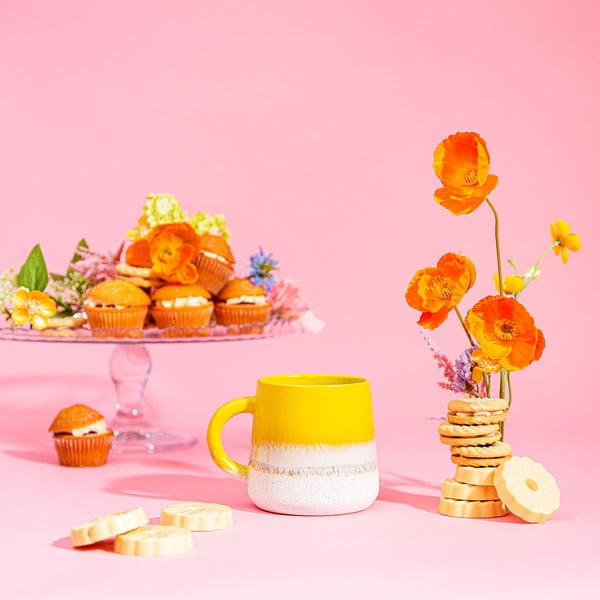 Žuta  šalica od kamenine 360 ml Mojave – Sass & Belle-image-1