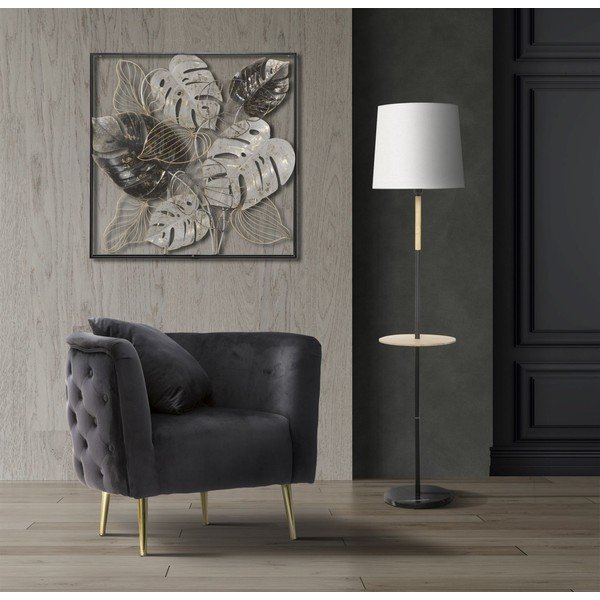 Crna baršunasti fotelja Bucarest – Mauro Ferretti-image-1